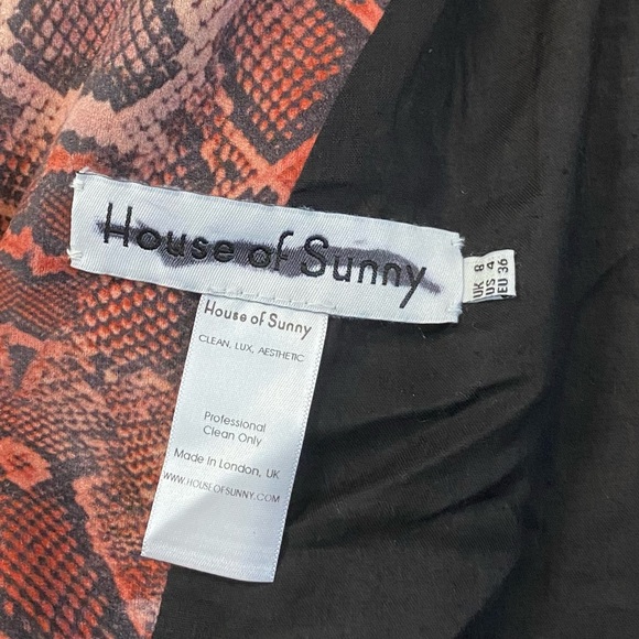 House Of Sunny Snake Print Relaxed Blazer - Picture 7 of 7